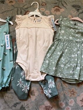 Carter's Size 12 months 3 Girl Outfits